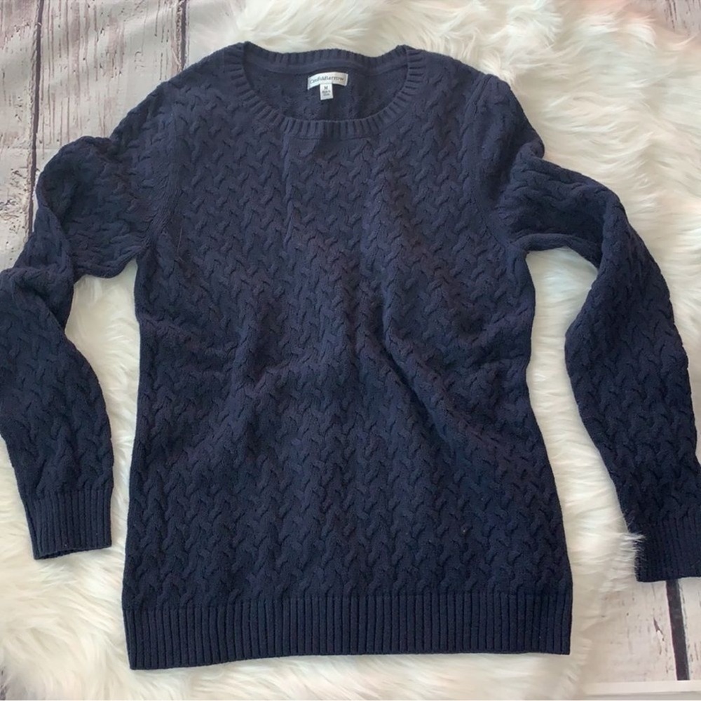 Croft & Barrow Textured Sweater Cozy Cable Knit Sweater